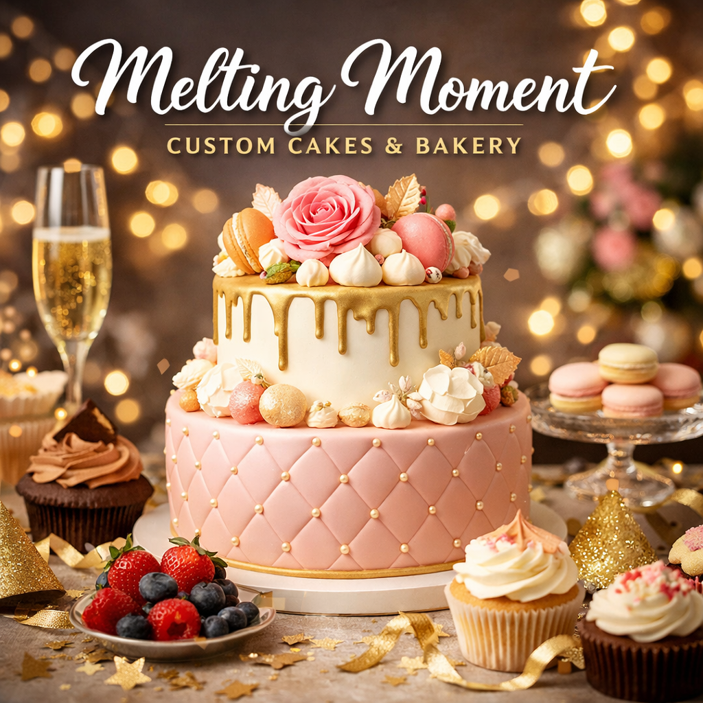 Melting moment cake